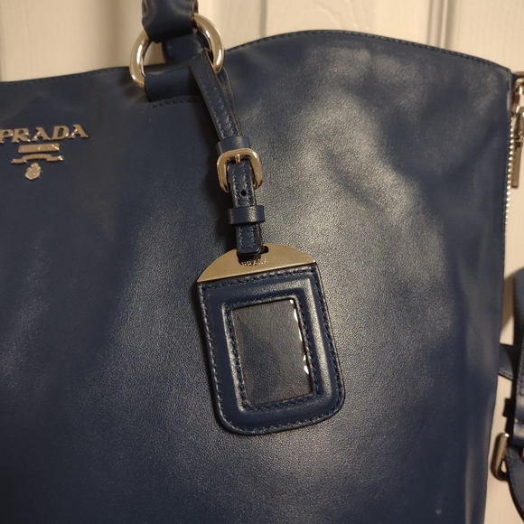 PRADA BLUETTE Soft Calf Leather Bag - Picture 3 of 16